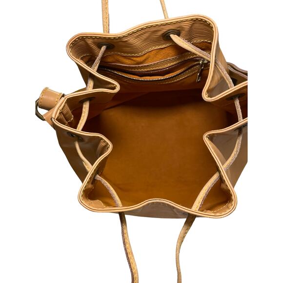 Louis Vuitton Noé Epi Leather Shoulder Bag Beige Vintage Authenticated - Picture 8 of 16